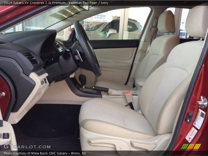 Venetian Red Pearl / Ivory 2014 Subaru XV Crosstrek 2.0i Premium
