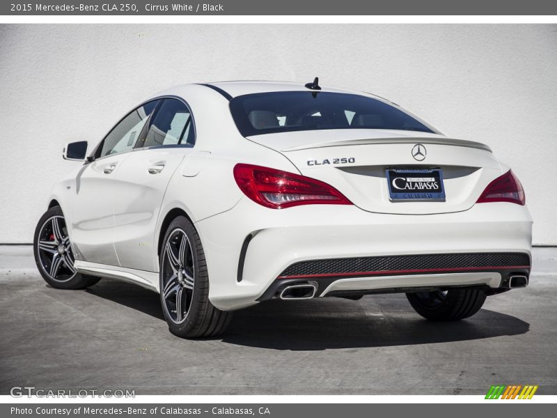 Cirrus White / Black 2015 Mercedes-Benz CLA 250