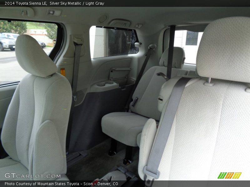 Silver Sky Metallic / Light Gray 2014 Toyota Sienna LE