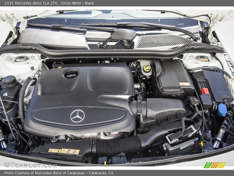 Cirrus White / Black 2015 Mercedes-Benz CLA 250