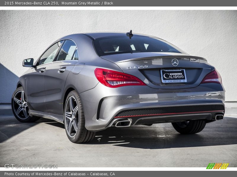 Mountain Grey Metallic / Black 2015 Mercedes-Benz CLA 250