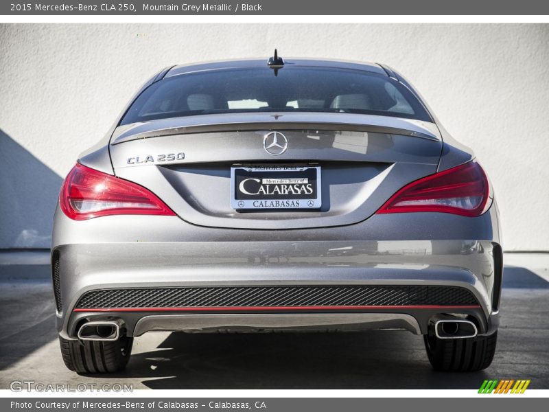 Mountain Grey Metallic / Black 2015 Mercedes-Benz CLA 250