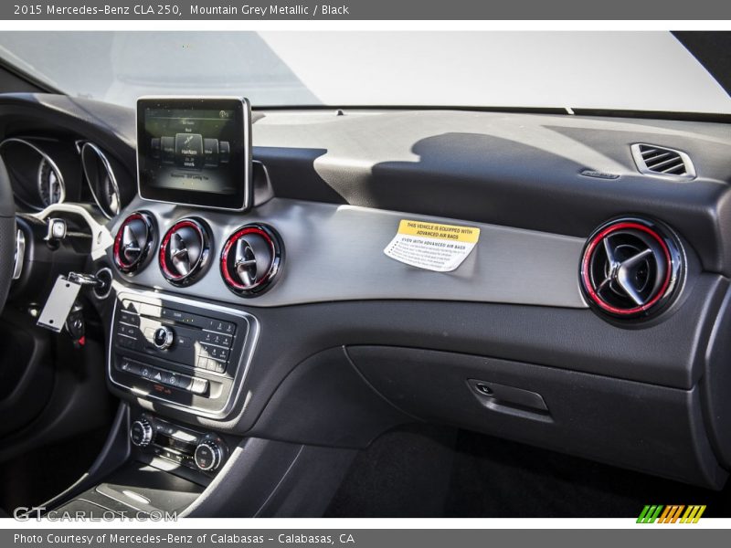 Mountain Grey Metallic / Black 2015 Mercedes-Benz CLA 250