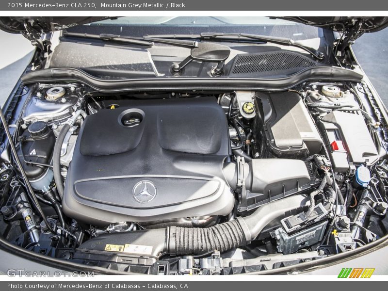 Mountain Grey Metallic / Black 2015 Mercedes-Benz CLA 250