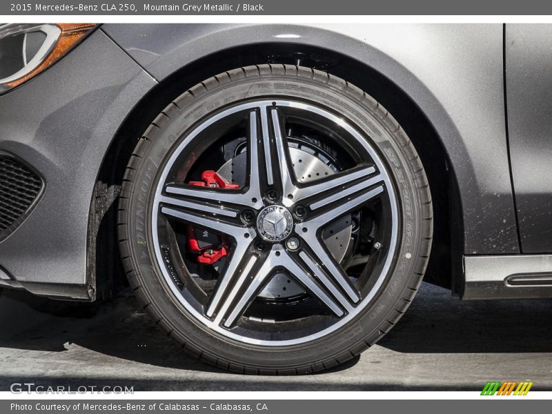 Mountain Grey Metallic / Black 2015 Mercedes-Benz CLA 250