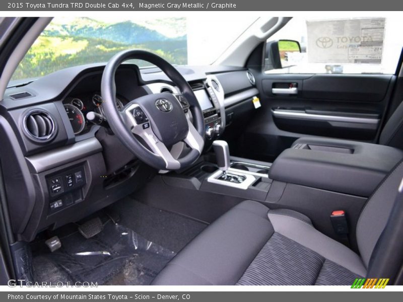  2015 Tundra TRD Double Cab 4x4 Graphite Interior