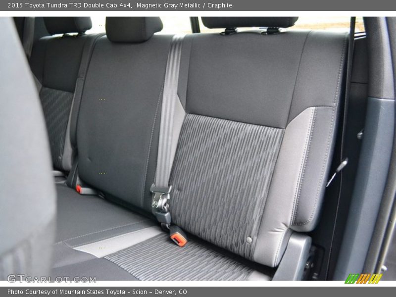 Rear Seat of 2015 Tundra TRD Double Cab 4x4