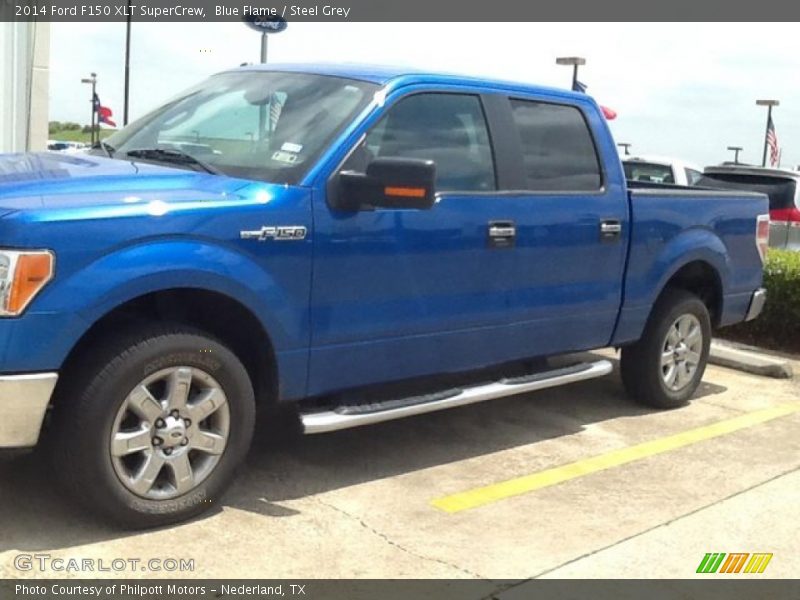 Blue Flame / Steel Grey 2014 Ford F150 XLT SuperCrew