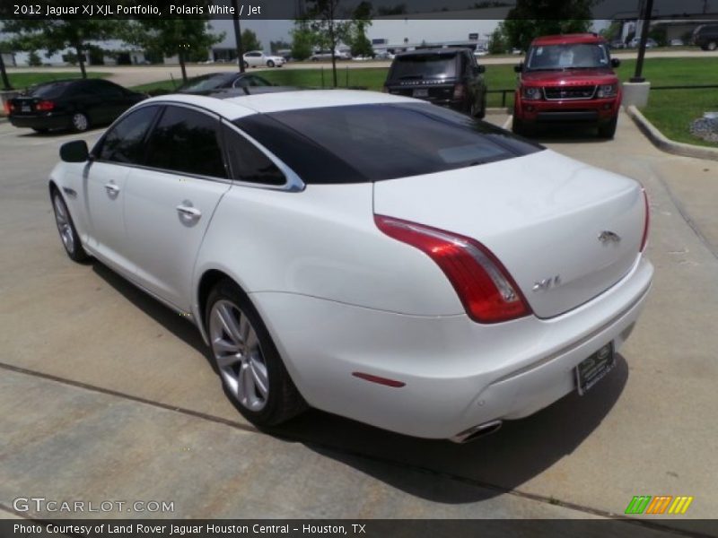 Polaris White / Jet 2012 Jaguar XJ XJL Portfolio