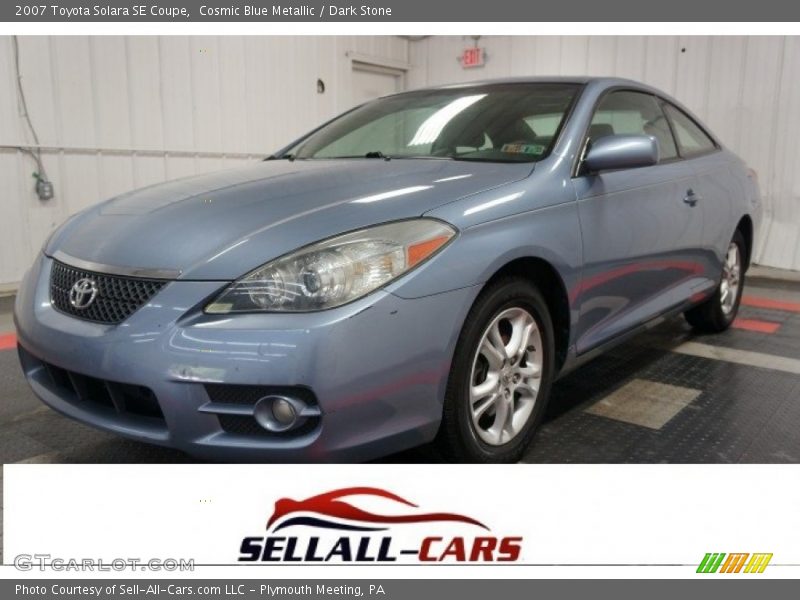 Cosmic Blue Metallic / Dark Stone 2007 Toyota Solara SE Coupe