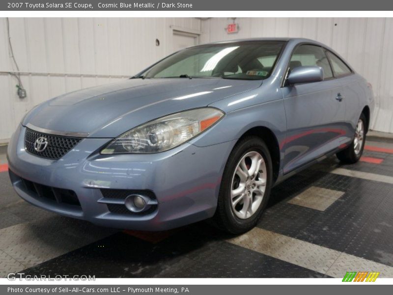 Cosmic Blue Metallic / Dark Stone 2007 Toyota Solara SE Coupe