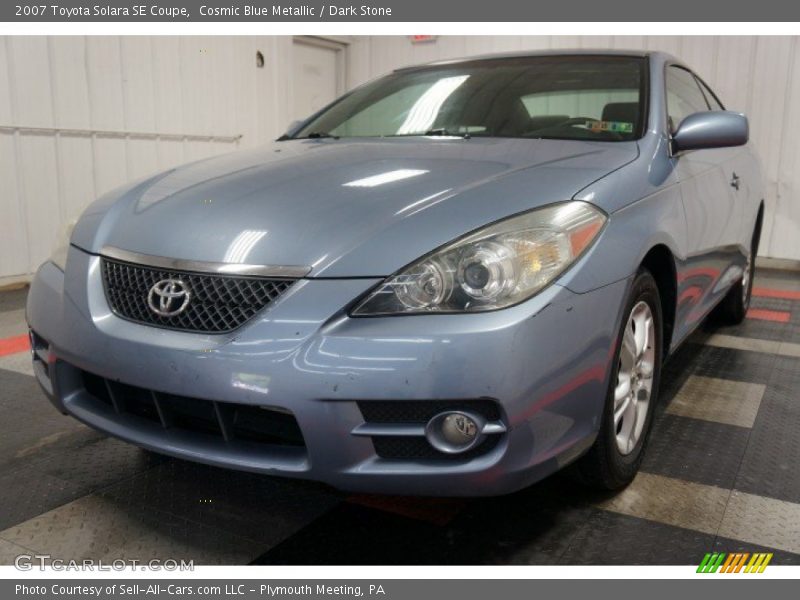 Cosmic Blue Metallic / Dark Stone 2007 Toyota Solara SE Coupe