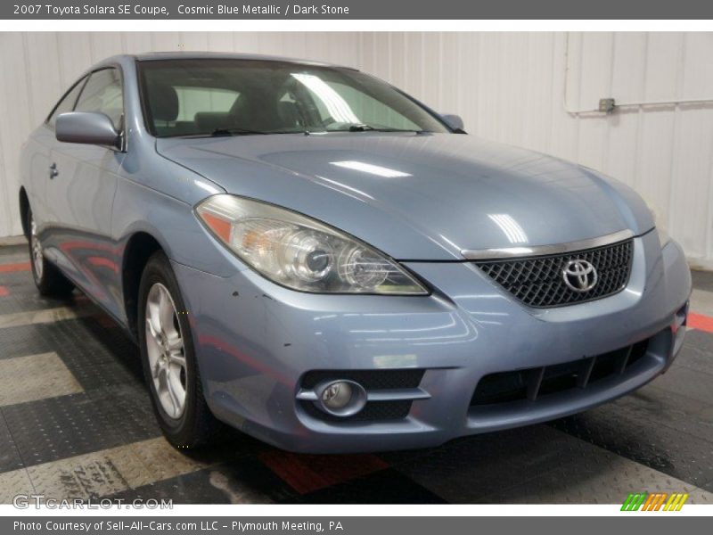 Cosmic Blue Metallic / Dark Stone 2007 Toyota Solara SE Coupe