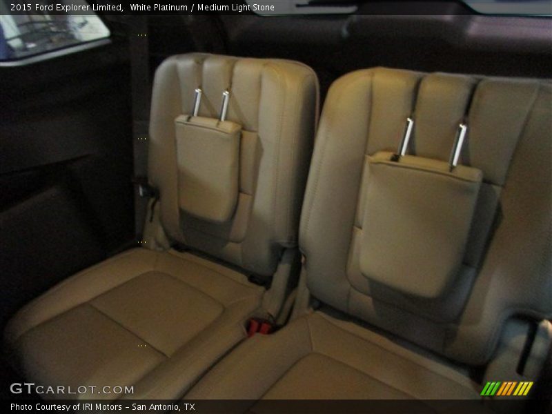 White Platinum / Medium Light Stone 2015 Ford Explorer Limited