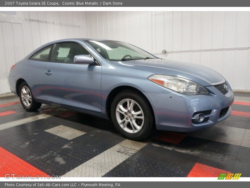 Cosmic Blue Metallic / Dark Stone 2007 Toyota Solara SE Coupe