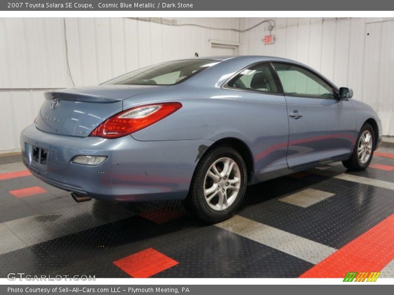 Cosmic Blue Metallic / Dark Stone 2007 Toyota Solara SE Coupe