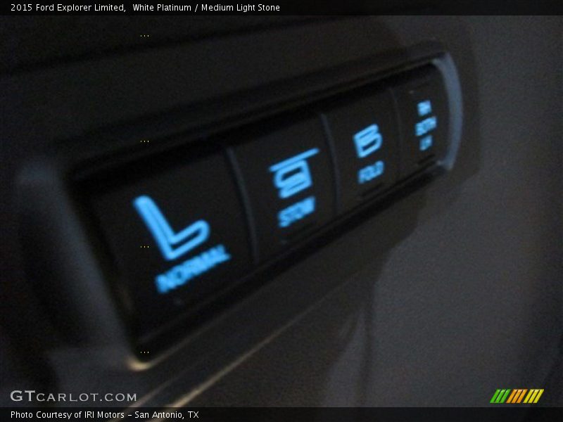 White Platinum / Medium Light Stone 2015 Ford Explorer Limited