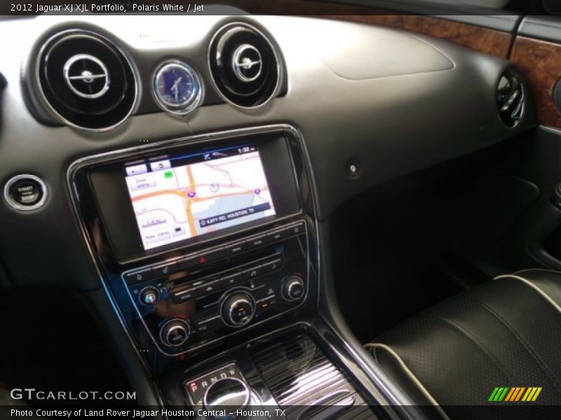 Polaris White / Jet 2012 Jaguar XJ XJL Portfolio