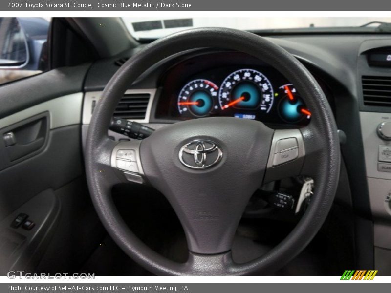Cosmic Blue Metallic / Dark Stone 2007 Toyota Solara SE Coupe