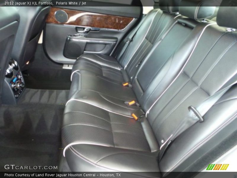 Polaris White / Jet 2012 Jaguar XJ XJL Portfolio