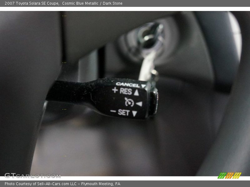 Cosmic Blue Metallic / Dark Stone 2007 Toyota Solara SE Coupe
