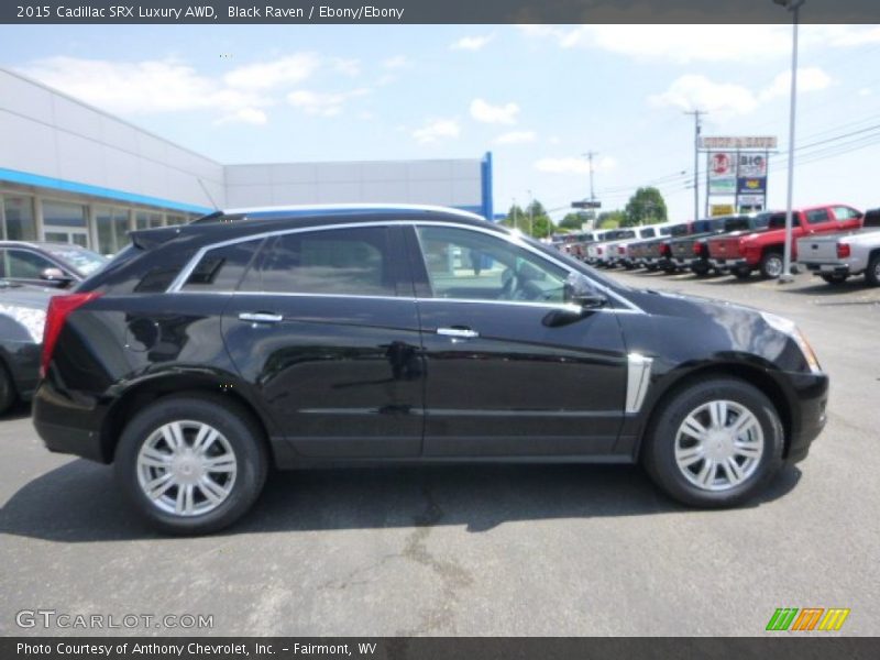 Black Raven / Ebony/Ebony 2015 Cadillac SRX Luxury AWD