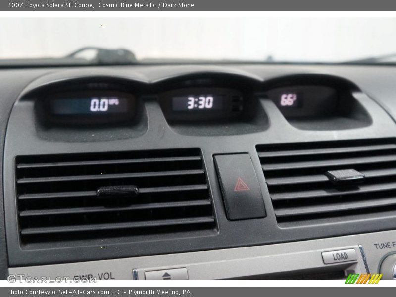 Cosmic Blue Metallic / Dark Stone 2007 Toyota Solara SE Coupe
