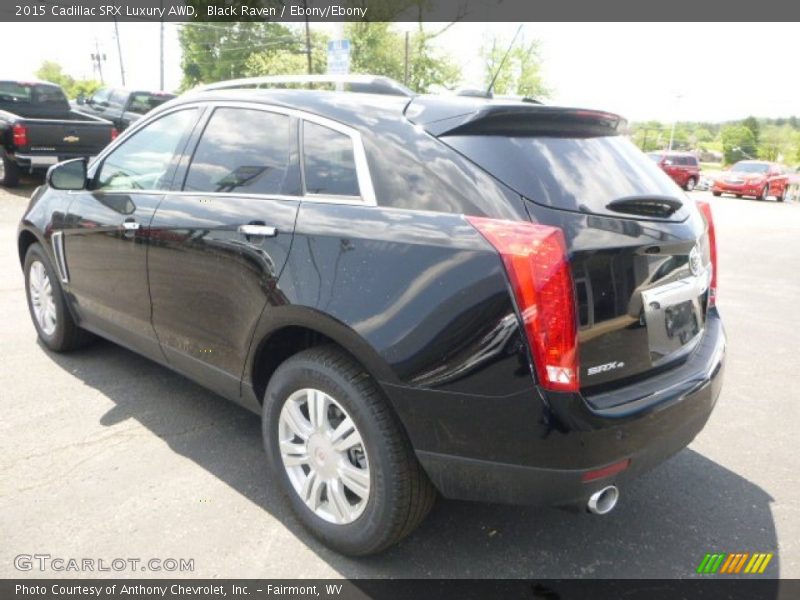 Black Raven / Ebony/Ebony 2015 Cadillac SRX Luxury AWD