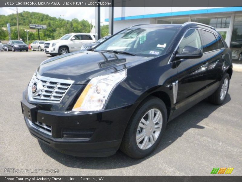 Black Raven / Ebony/Ebony 2015 Cadillac SRX Luxury AWD