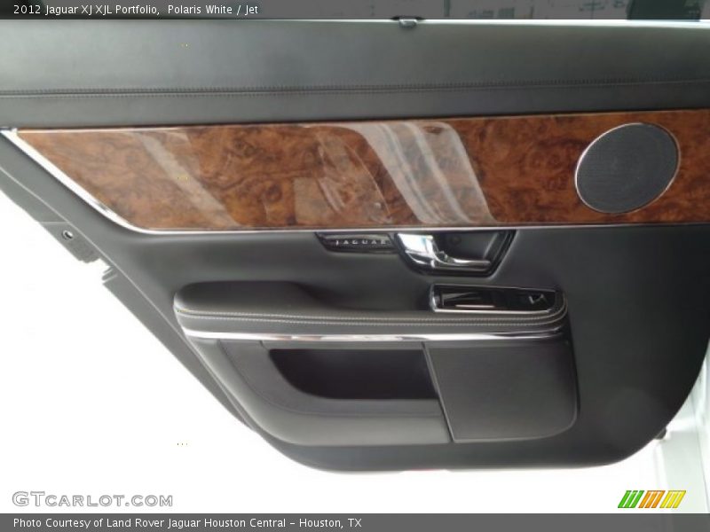 Polaris White / Jet 2012 Jaguar XJ XJL Portfolio