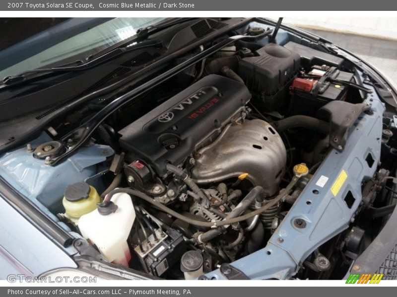 Cosmic Blue Metallic / Dark Stone 2007 Toyota Solara SE Coupe