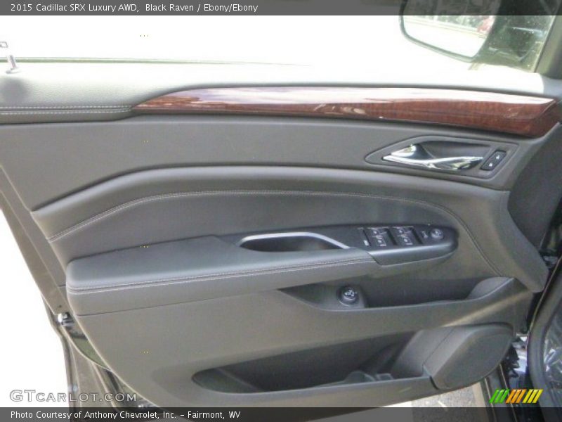 Black Raven / Ebony/Ebony 2015 Cadillac SRX Luxury AWD
