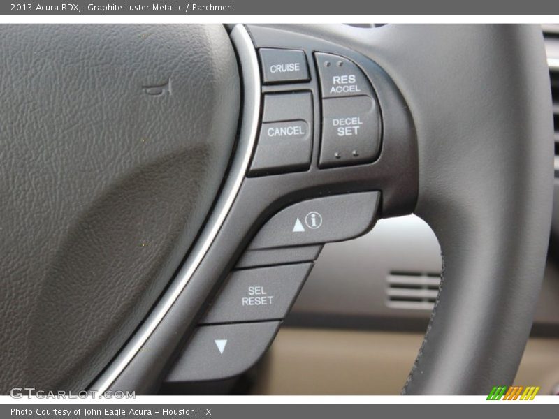 Graphite Luster Metallic / Parchment 2013 Acura RDX