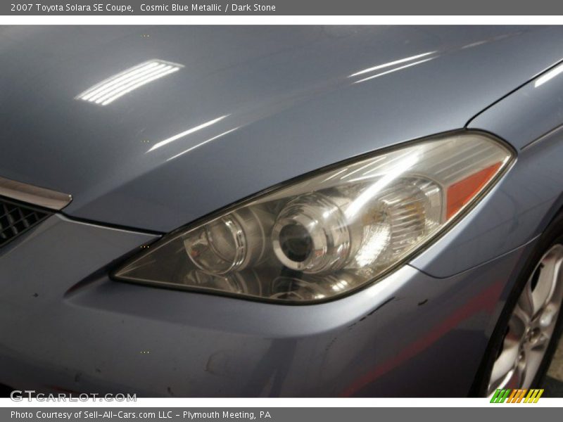 Cosmic Blue Metallic / Dark Stone 2007 Toyota Solara SE Coupe
