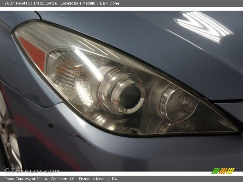 Cosmic Blue Metallic / Dark Stone 2007 Toyota Solara SE Coupe