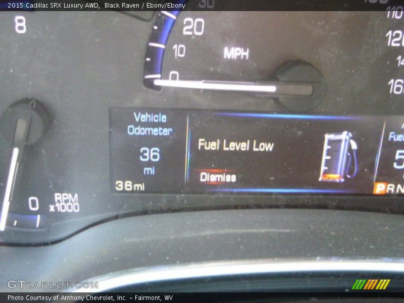 Black Raven / Ebony/Ebony 2015 Cadillac SRX Luxury AWD