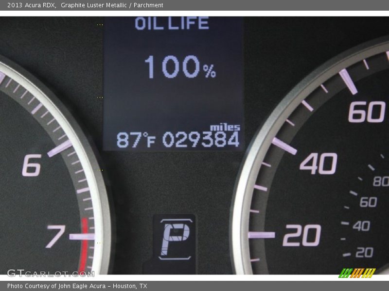 Graphite Luster Metallic / Parchment 2013 Acura RDX