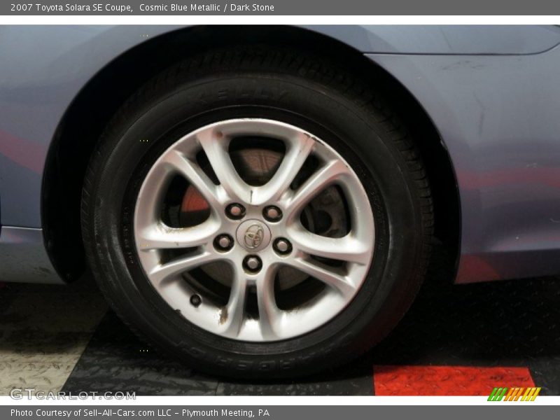 Cosmic Blue Metallic / Dark Stone 2007 Toyota Solara SE Coupe