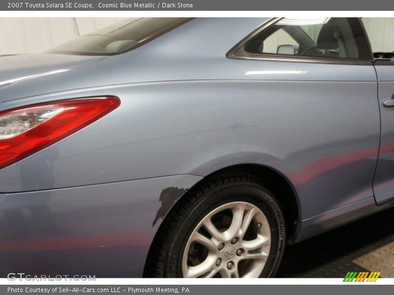 Cosmic Blue Metallic / Dark Stone 2007 Toyota Solara SE Coupe