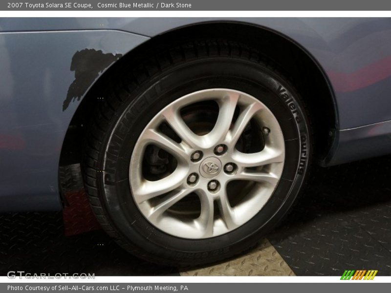 Cosmic Blue Metallic / Dark Stone 2007 Toyota Solara SE Coupe