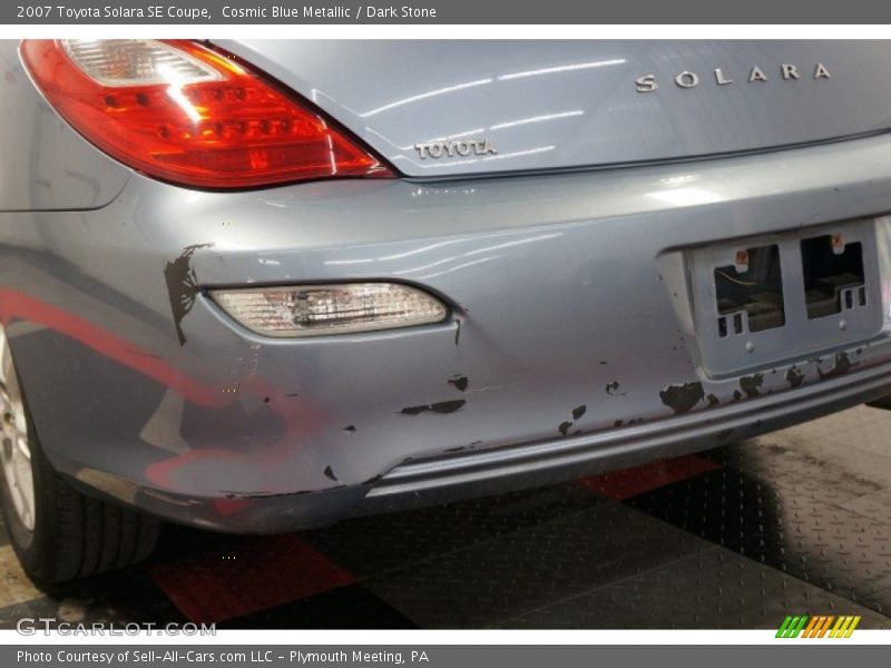 Cosmic Blue Metallic / Dark Stone 2007 Toyota Solara SE Coupe