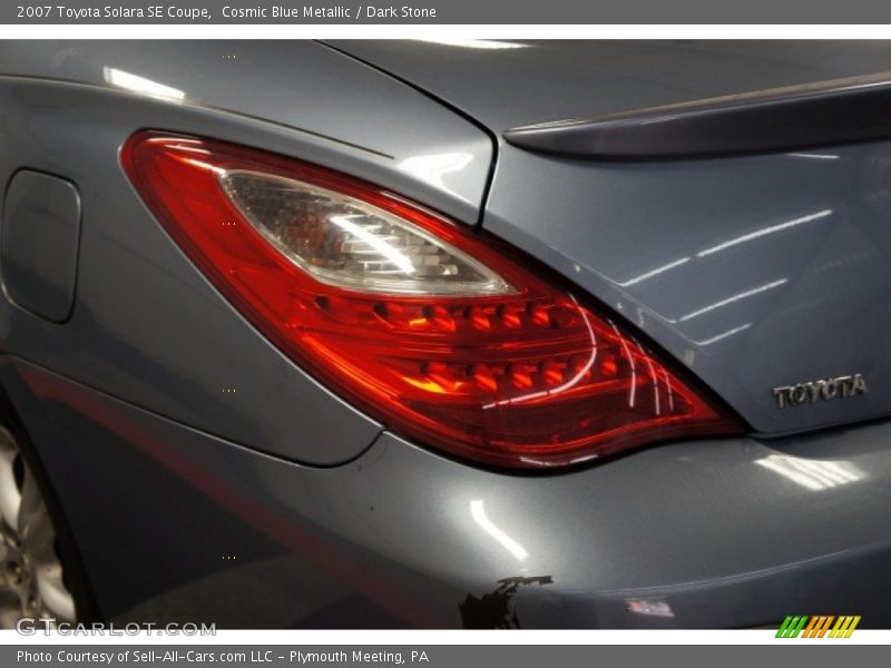 Cosmic Blue Metallic / Dark Stone 2007 Toyota Solara SE Coupe