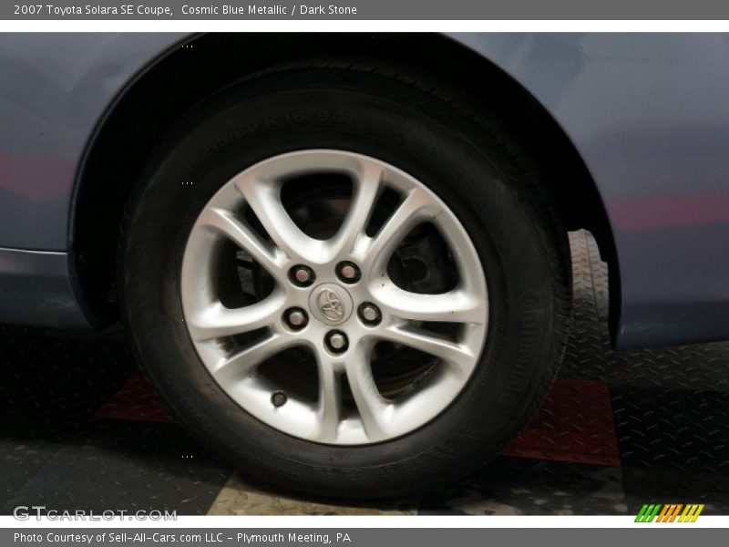 Cosmic Blue Metallic / Dark Stone 2007 Toyota Solara SE Coupe