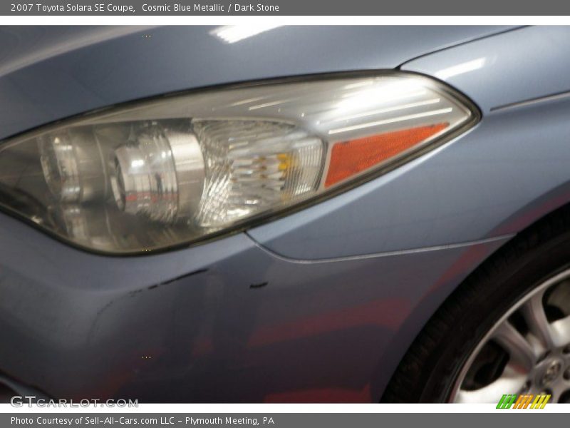 Cosmic Blue Metallic / Dark Stone 2007 Toyota Solara SE Coupe