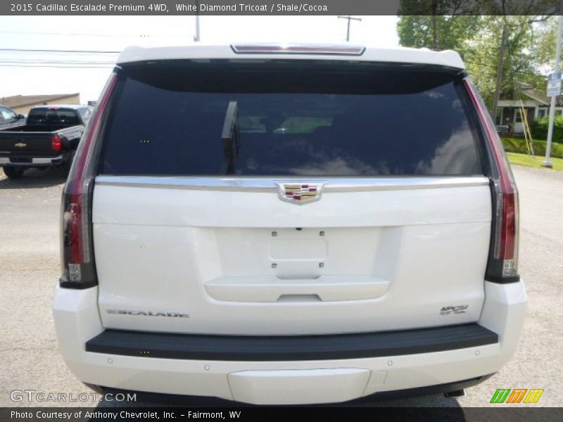 White Diamond Tricoat / Shale/Cocoa 2015 Cadillac Escalade Premium 4WD