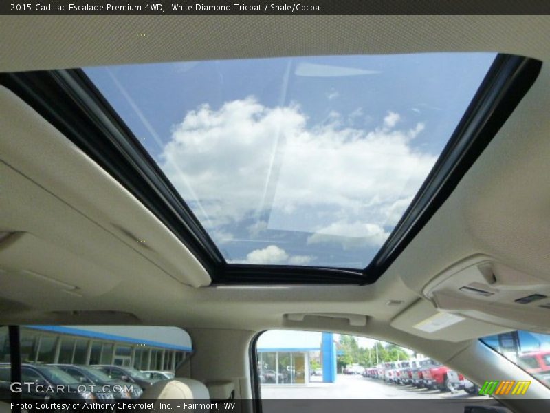 White Diamond Tricoat / Shale/Cocoa 2015 Cadillac Escalade Premium 4WD