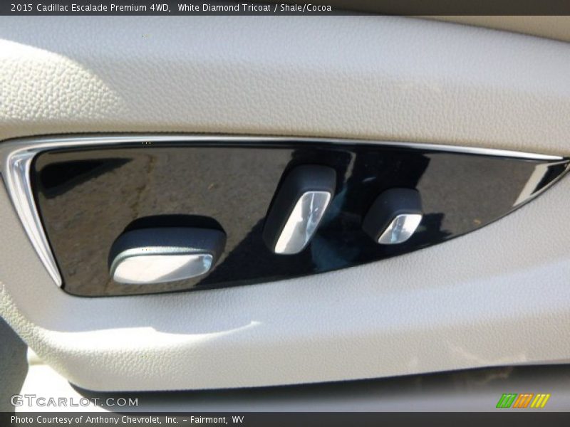 White Diamond Tricoat / Shale/Cocoa 2015 Cadillac Escalade Premium 4WD
