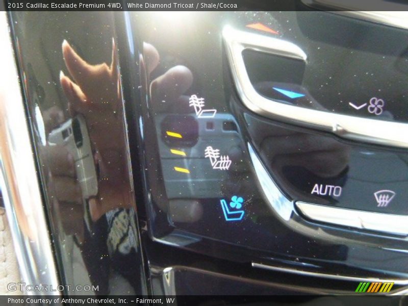 White Diamond Tricoat / Shale/Cocoa 2015 Cadillac Escalade Premium 4WD
