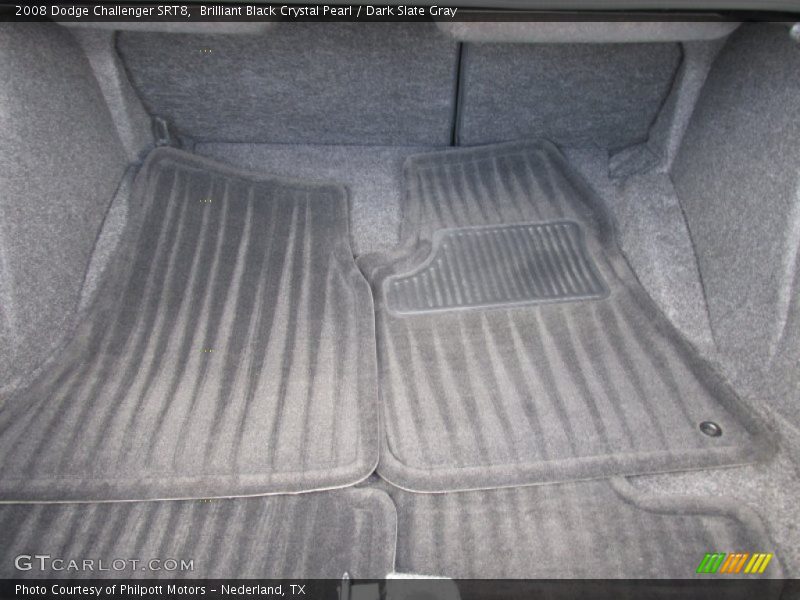 Brilliant Black Crystal Pearl / Dark Slate Gray 2008 Dodge Challenger SRT8