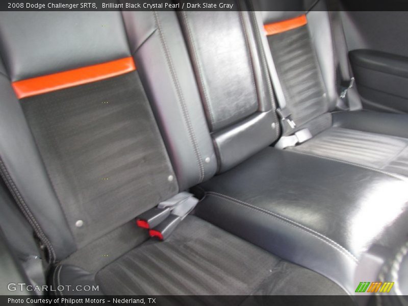 Brilliant Black Crystal Pearl / Dark Slate Gray 2008 Dodge Challenger SRT8